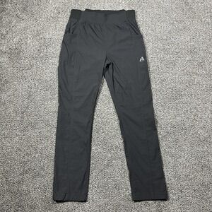 Eddie Bauer Pants Womens 10 Tall Gray First Ascent Slim Straight Pockets Pull On